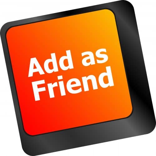 sending friend request on Facebook