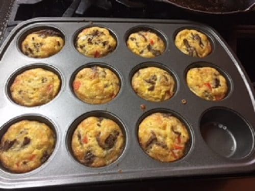 Whole30 daily log egg bake muffin tin